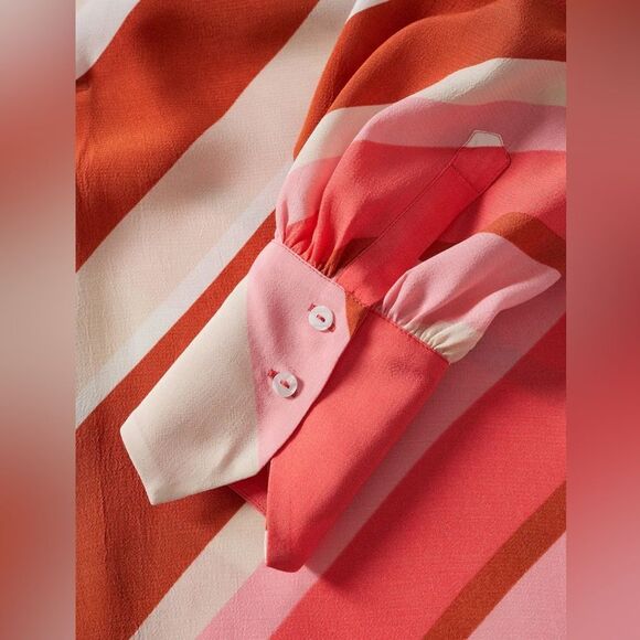 Mango Oversize printed blouse - Picture 4 of 4